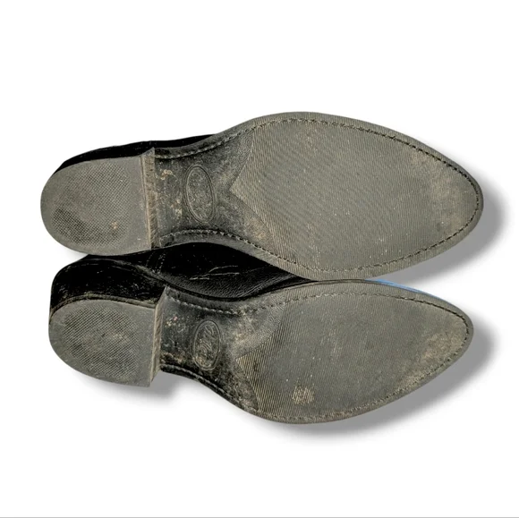 ABILENE Issac Black Round Toe Boots - Picture 6 of 8